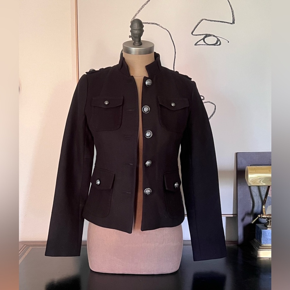 Banana Republic Officer's Jacket in Black - Size 0